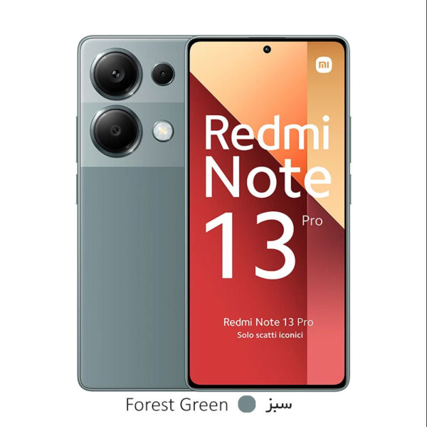 گوشی موبایل شیائومی مدل Redmi Note 13 Pro 4G دو سیم کارت ظرفیت 256 گیگابایت و رم 8 گیگابایت سبز