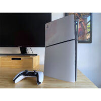 کنسول بازی سونی مدل PlayStation 5 Slim Digital Edition ظرفیت 1 ترابایت ریجن 2016B اروپا به همراه دسته اضافی و پایه شارژر