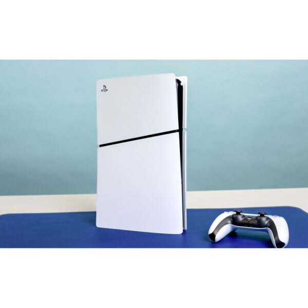 کنسول بازی سونی مدل PlayStation 5 Slim Digital Edition ظرفیت 1 ترابایت ریجن 2016B اروپا به همراه دسته اضافی و پایه شارژر