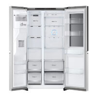 یخچال فریزر ساید بای ساید 34 فوت ال جی مدل GR-X348CSFS